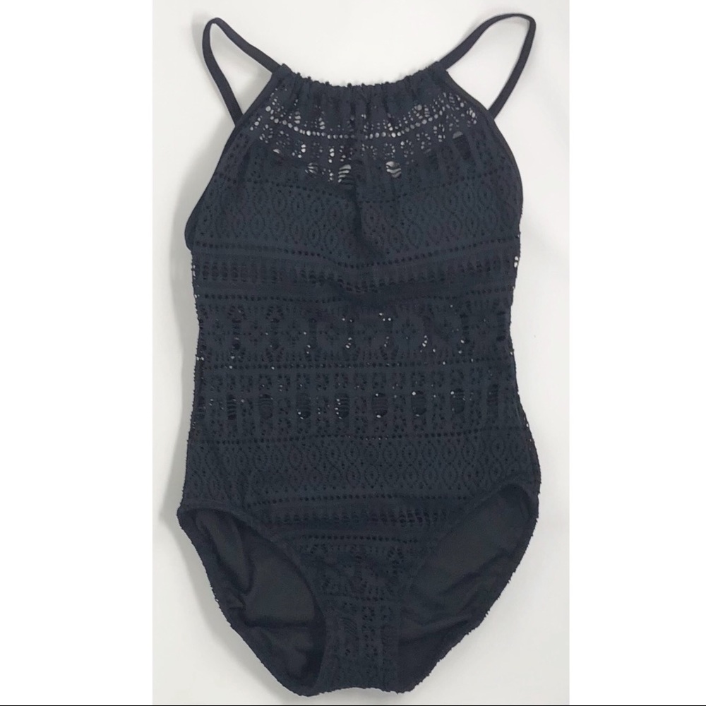 Aqua Green | Crochet One Piece Swimsuit - Picture 4 of 6